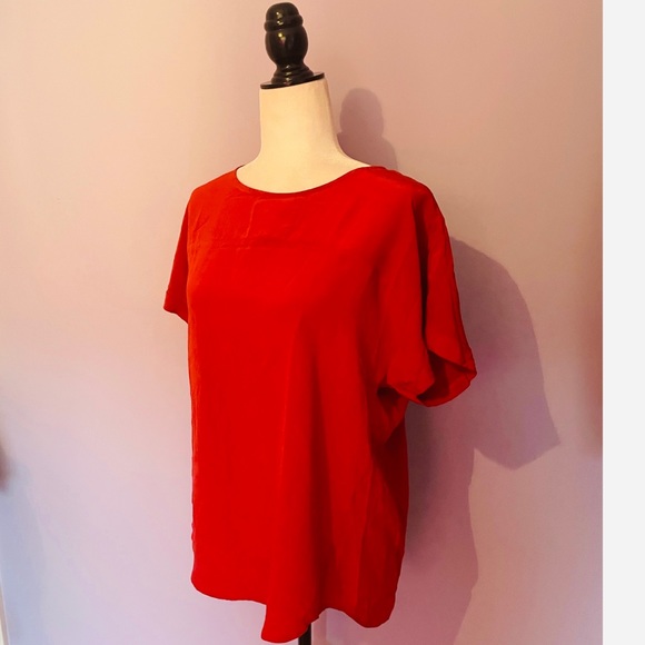 Madewell Silk Overlook Tunic Shirt - Picture 4 of 5